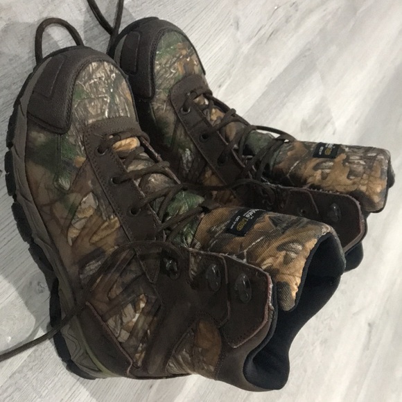Thinsulate Camo Boots Mens Size 7.5 Ultra Buck Hunter 400 - Picture 3 of 7